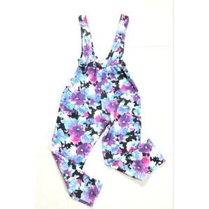 GIRLS FLORAL SPRING ROMPER SIZE 5/6